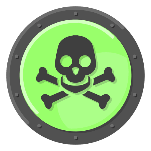 Poison Warning Green