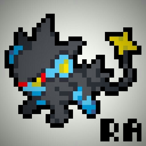 Luxray Icon Pixel Art Checar