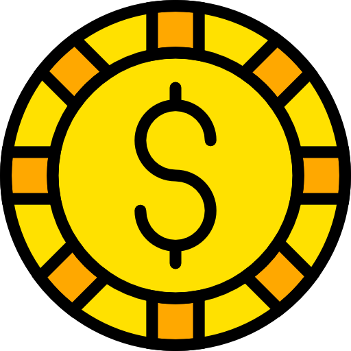 Gambling, Chip, Gaming, Casino, Bet Icon