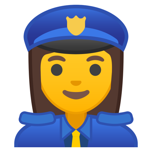 Woman Police Officer Icon Noto Emoji People Profession Iconset