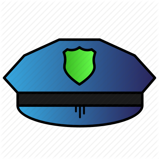 Cap, Hat, Law, Officer, Police Icon