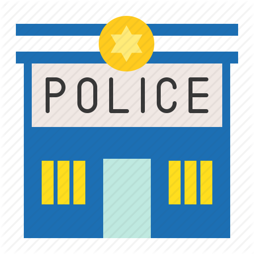 Police, Police Station, Policeman, Station Icon
