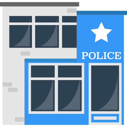 Police Station, Prison, Buildings, Jail, Police Icon