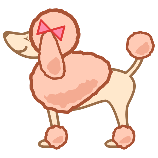 Poodle Emoji For Facebook, Email Sms Id