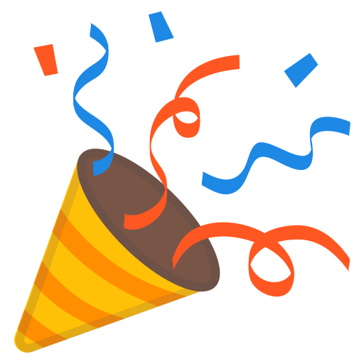 Party Popper Icon Noto Emoji Activities Iconset Google