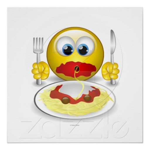 Spaghetti Poster Smile Smiley Emoji