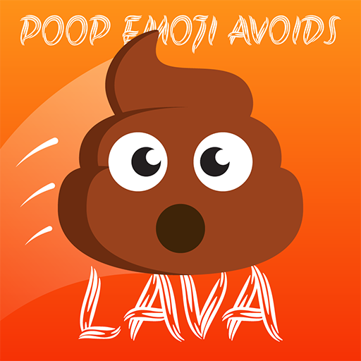 Poop Emoji Avoids Lava! Jump Up From Hot Floor Tube Poo Meme