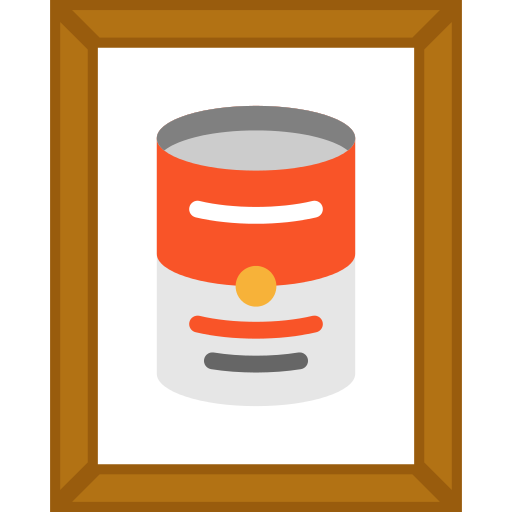 Pop Art Painting Png Icon