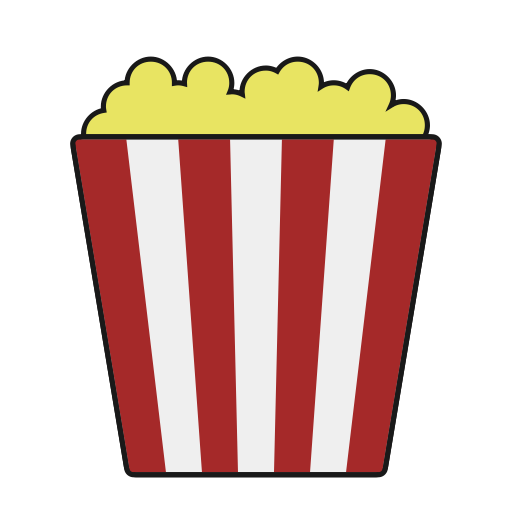 Food, Snack, Popcorn, Movie, Theater Icon