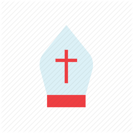 Catholic, Church, Cross, Hat, Pope, Religion, Vatican Icon