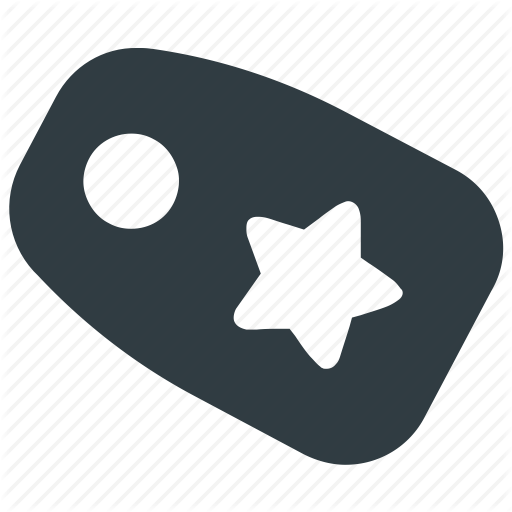 Favourite, Popular, Special, Star, Star Tag, Tag Icon