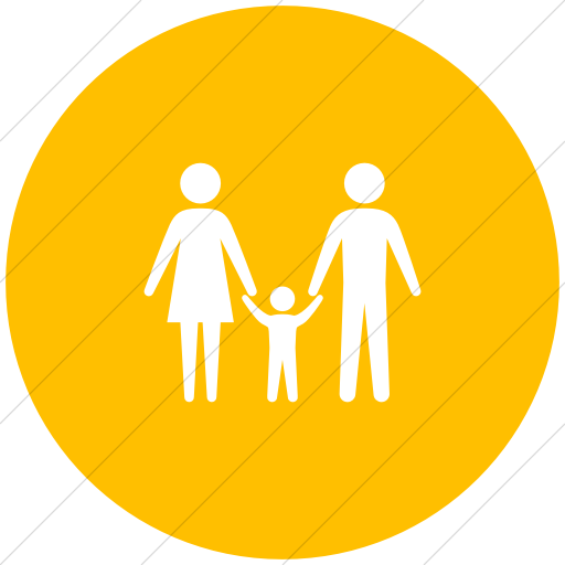 Flat Circle White On Yellow Ocha Humanitarians People