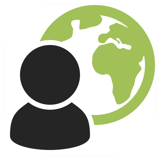 User Earth Icon Iconexperience