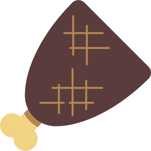 Pork Leg, Ham Leg, Ham Icon