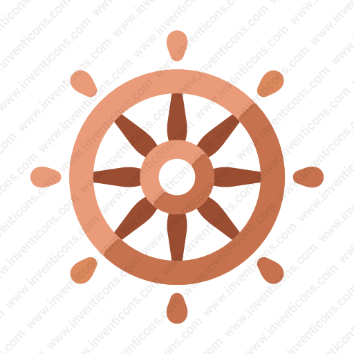 Download Ship,wheel Icon Inventicons