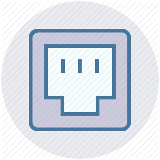 Ethernet, Internet, Lan Port, Network, Port Icon