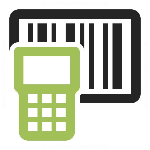 Portable Barcode Scanner Icon Iconexperience