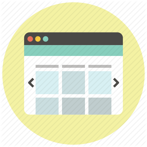 Browser, Webpage, Homepage, Online Shop, Ecommerce, Shop, Portal Icon