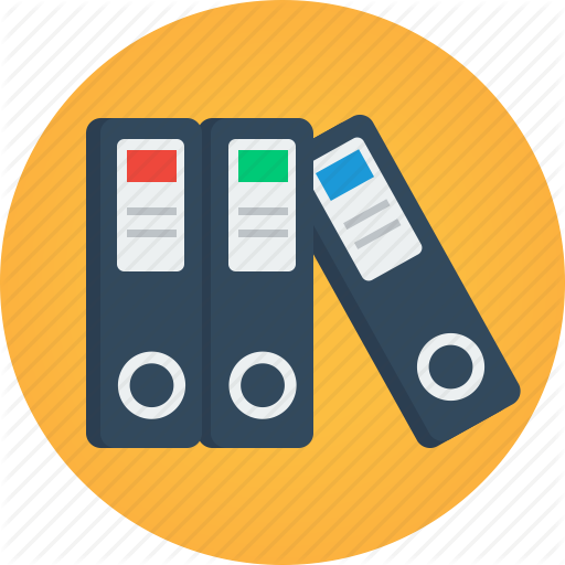 Data, Documents, Files, Folders, Portfolio Icon