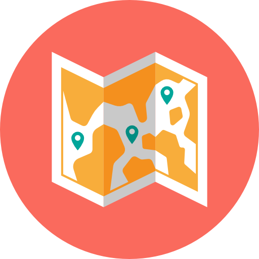 Maps And Flags Position Icon