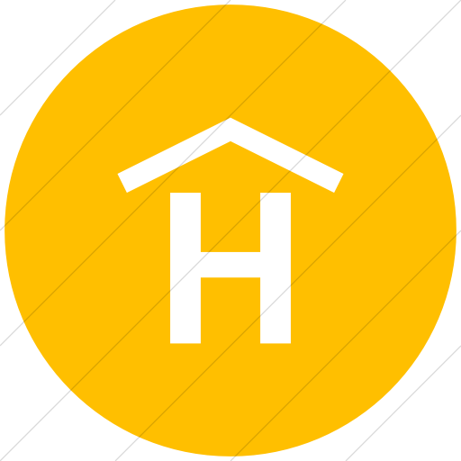 Flat Circle White On Yellow Ocha Humanitarians