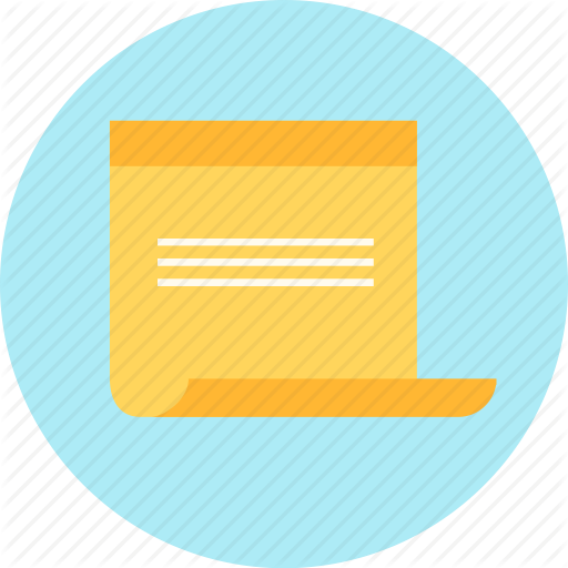 Note, Post It Icon
