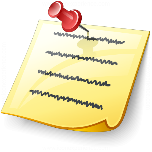 Iconexperience V Collection Note Pinned Icon