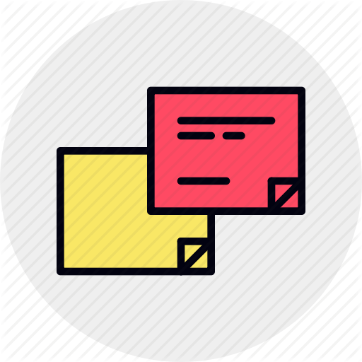 It, Memo, Note, Notes, Pages, Post, Sticky Icon