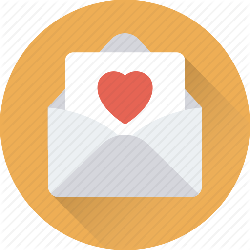 Greetings, Invitation, Letter, Love Letter, Postcard Icon