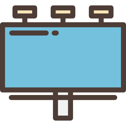 Billboard, Signs, Poster Icon