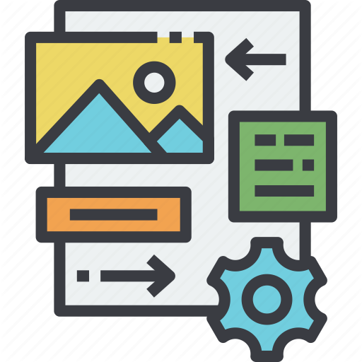 Creative, Design, Layout, Magazine, Modern, Page, Poster Icon