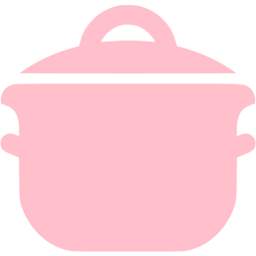 Pink Cooking Pot Icon