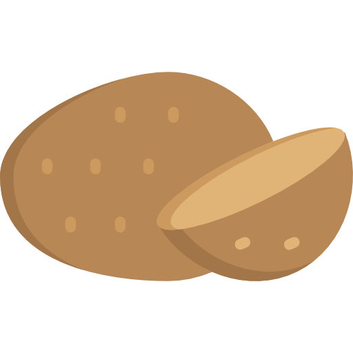 Potato Icon Fruits Vegetables Freepik