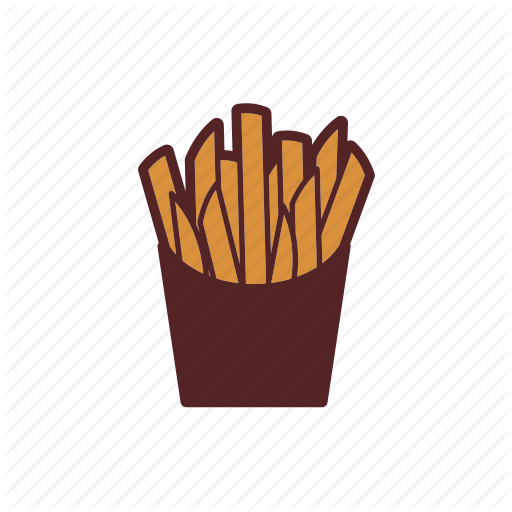 Box, Chips, Fast Food, French Fries, Fries, Meal, Potato Icon