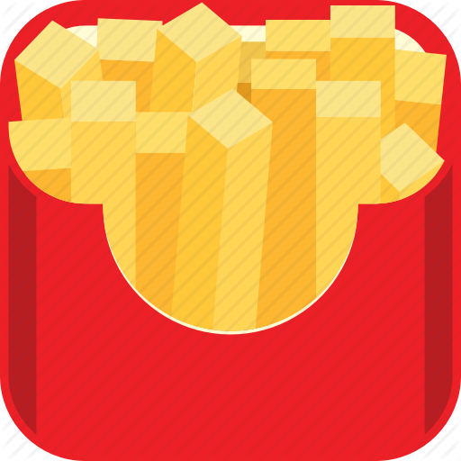 Fast Food, French Fries, Potato Icon