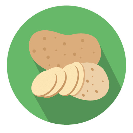 Potato Circle Icon