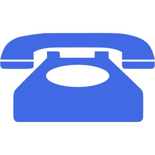Royal Blue Phone Icon