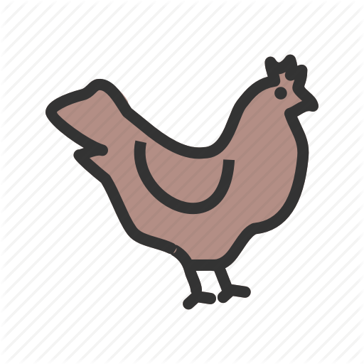 Agriculture, Chicken, Farm, Hen, Livestock, Poultry Icon