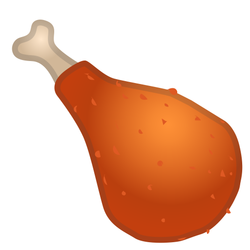 Poultry Leg Icon Noto Emoji Food Drink Iconset Google