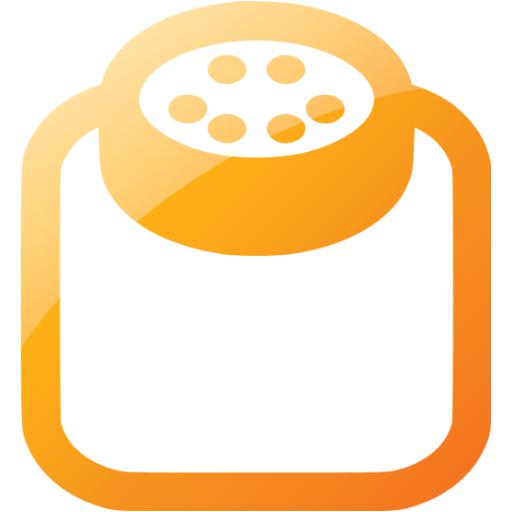 Web Orange Powder Icon