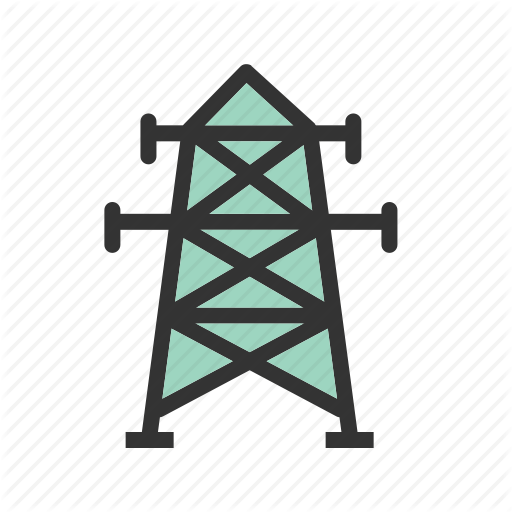 Electric, Energy, Lines, Power, Tower, Voltage, Wire Icon