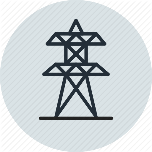 Electricity, Generation, Lines, Power, Station, Tower Icon