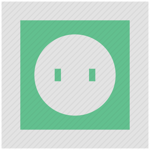 Electric Outlet, Electric Plug, Power Supply, Socket Icon