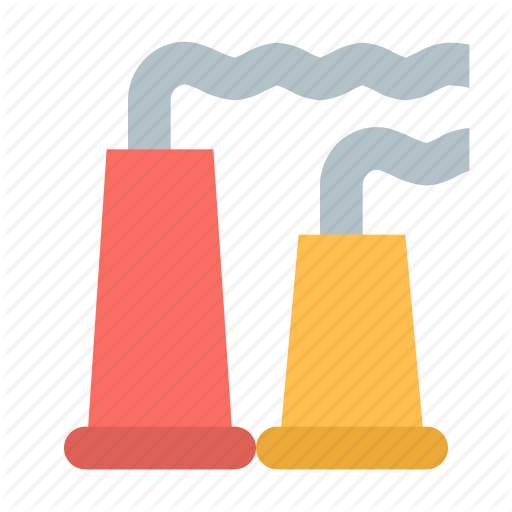 Factory, Industrial, Power Plant Icon