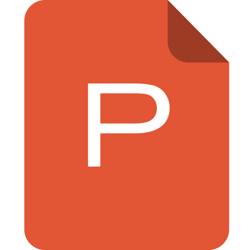 Ppt, Presentation Format Icon With Png And Vector Format