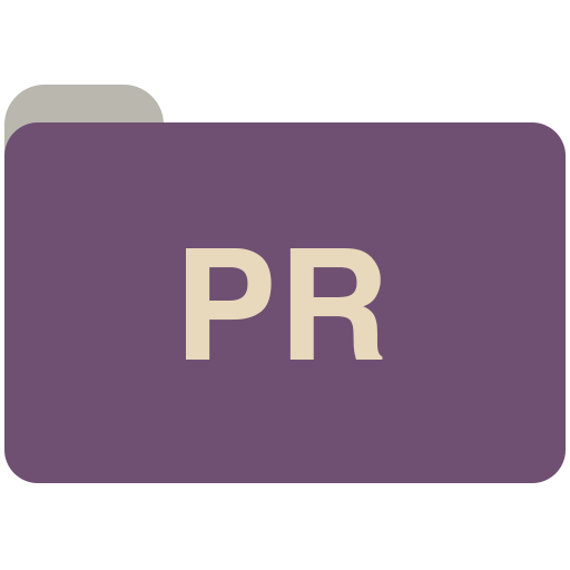 Pr Icon Adobe Cc Folders Iconset Grafikartes