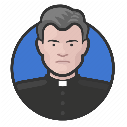 Avatar, Avatars, Catholic, Father, Preacher, Priest Icon