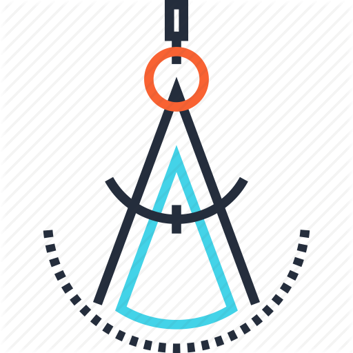 Compass, Design, Drawing, Geometry, Graphic, Precision, Tool Icon