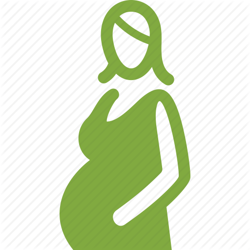Clothing, Maternity, Pregnant Woman Icon