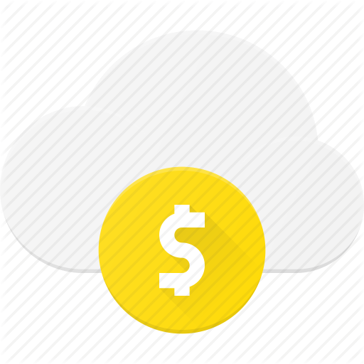 Cloud, Computing, Money, Pay, Premium Icon